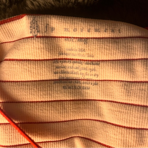 Red and Creamy White Strappy Tank - Picture 6 of 7